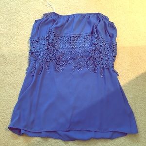 Vestibule strapless tunic dress!